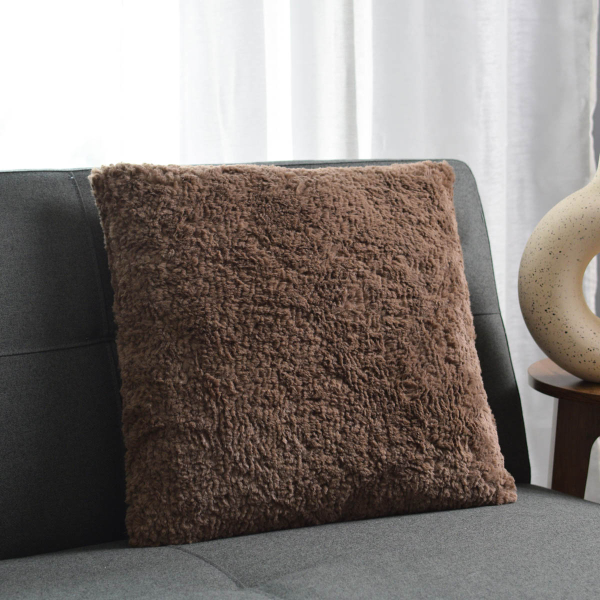 Διακοσμητικό Μαξιλάρι Fleece 2 Όψεων (45x45) S-F Timmy Taupe C0D511002