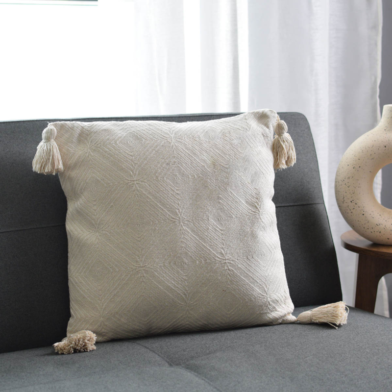 Διακοσμητικό Μαξιλάρι (45x45) S-F Balma Ivoire C1D697004