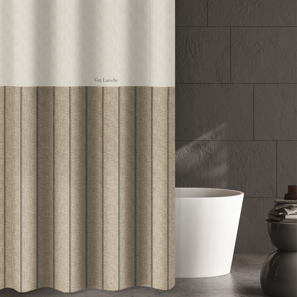 Κουρτίνα Μπάνιου (180x185) Με Τρουκς Guy Laroche Beverly Cashmere