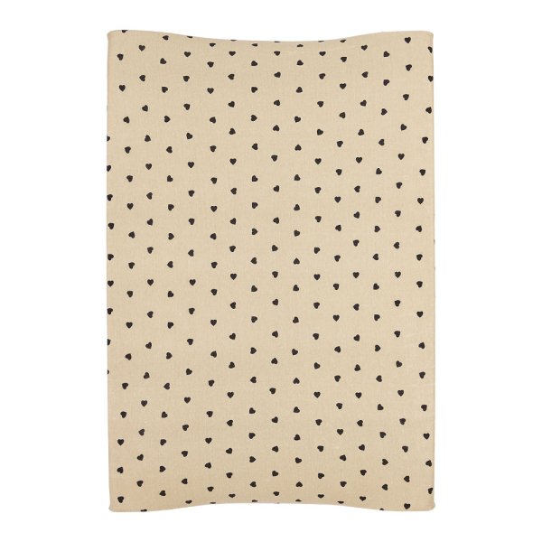 Κάλυμμα Αλλαξιέρας Meyco Sweet Heart Soft Sand/Black