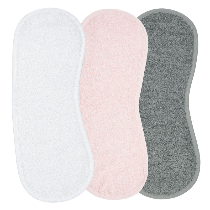 Λαβέτες Ώμου (Σετ 3τμχ) Meyco White/L.Pink/Grey