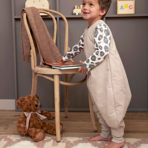 Καλοκαιρινός Υπνόσακος Με Πόδια 2 Tog (18-36 Μηνών) Meyco Grey