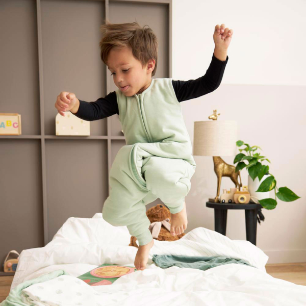 Καλοκαιρινός Υπνόσακος Με Πόδια 2 Tog (18-36 Μηνών) Meyco Soft Green