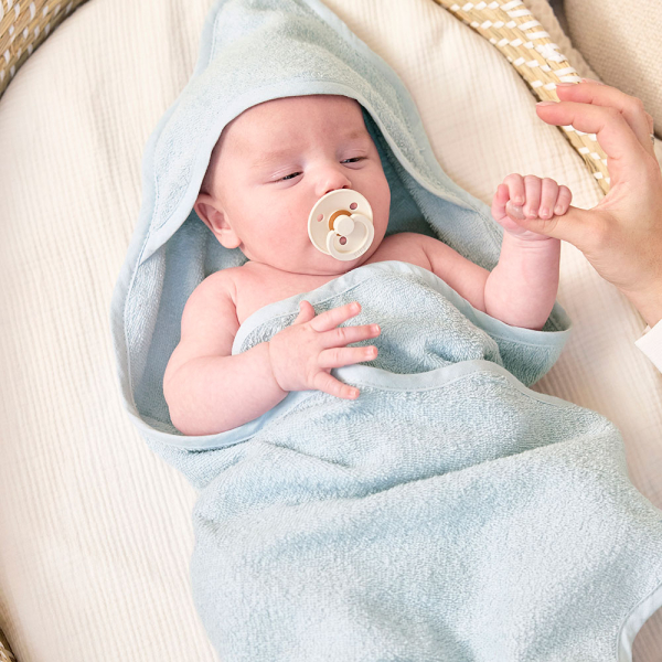 Βρεφική Κάπα (80x80) Meyco Wavy Grey Blue