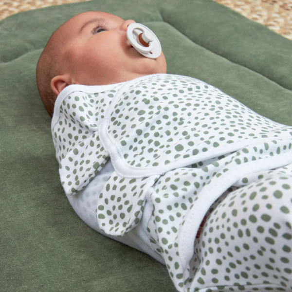 Καλοκαιρινοί Υπνόσακοι - Πάνες Φασκιώματος (0-3 μηνών) 2τμχ Meyco Swaddle Cheetah/Forest Green