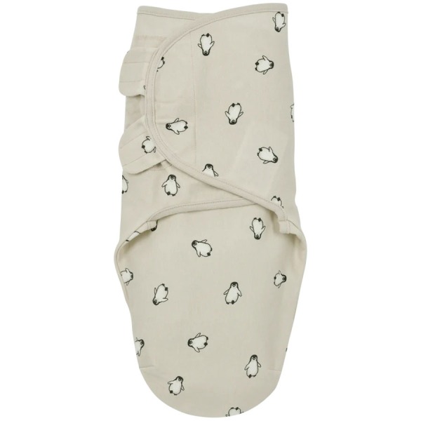 Καλοκαιρινός Υπνόσακος - Πάνα Φασκιώματος (0-3 μηνών) Meyco Swaddle Sand Penguin