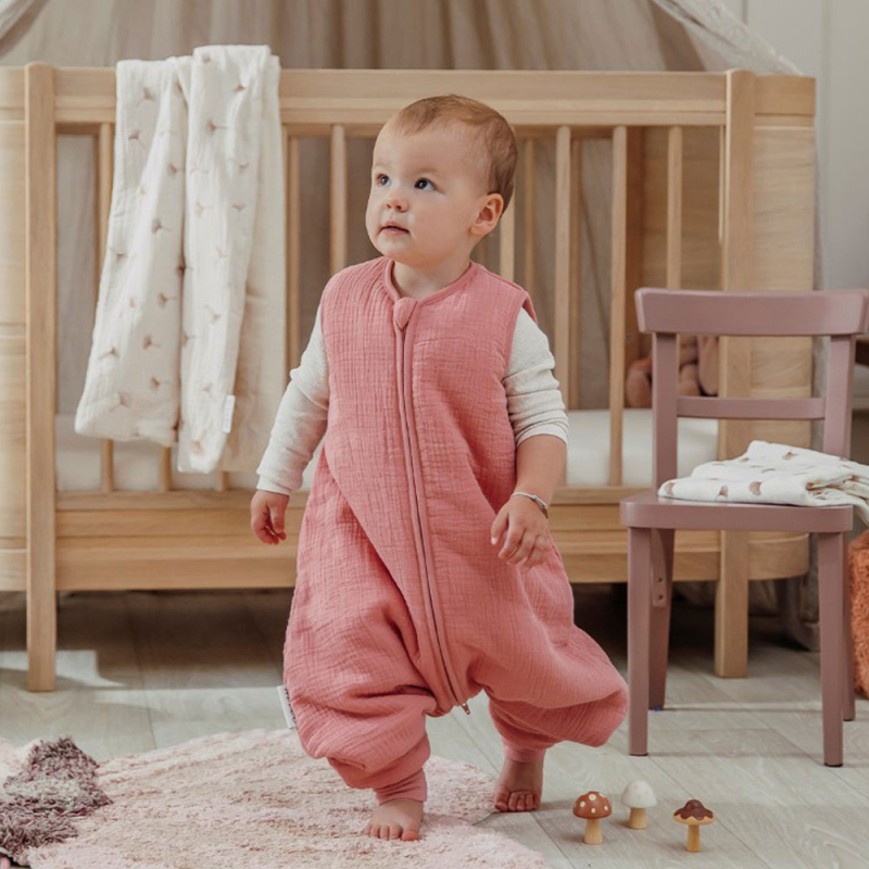 Καλοκαιρινός Υπνόσακος Με Πόδια 2 Tog (9-18 Μηνών) Meyco Muslin Rose