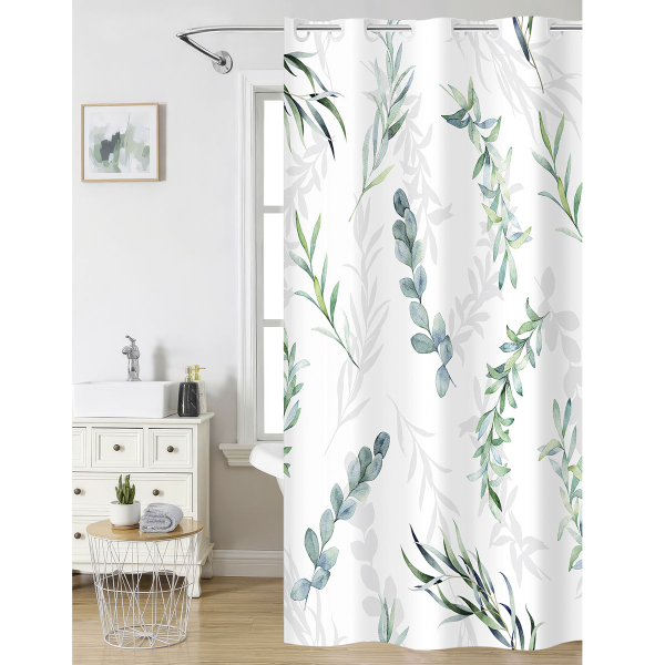 Κουρτίνα Μπάνιου (180x200) Με Τρουκς Nima Cedar