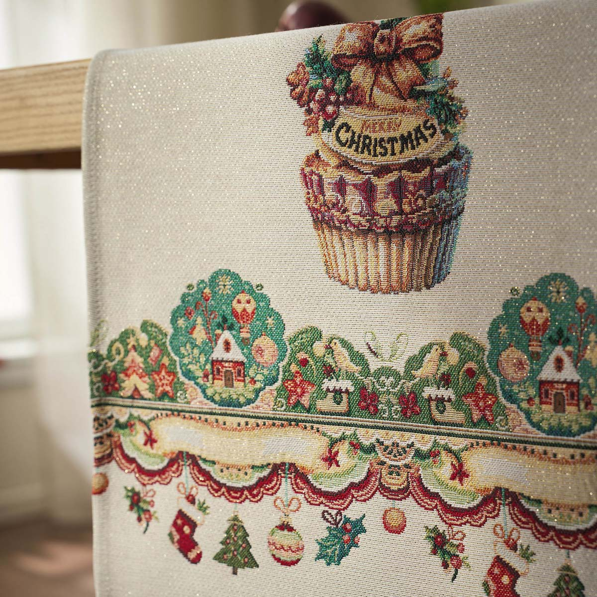 Χριστουγεννιάτικη Τραβέρσα (45X140) Gofis Home Xmas 212 Χριστουγεννιάτικα Χριστουγεννιάτικες Τραβέρσες Spitishop