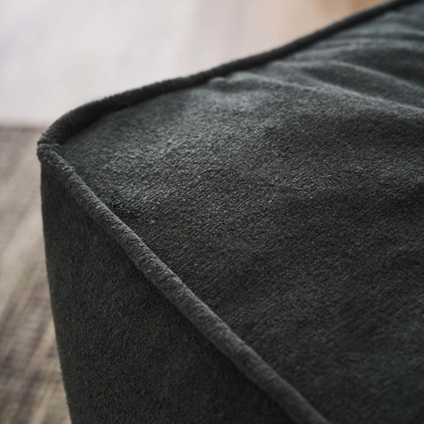 Πουφ (50x50x40) Gofis Home Nadinia Perl Grey 137/01