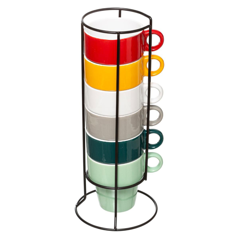 Κούπες 260ml Με Στάντ (Σετ 6τμχ) S-D Colorama 211719726A