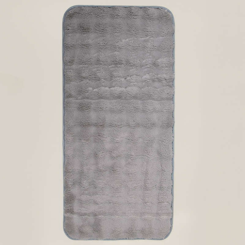 Χαλί Διαδρόμου Γούνινο (60x130) Nima Kora Grey