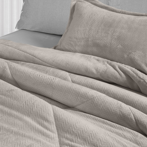 Κουβερτοπάπλωμα Ημίδιπλο (180x240) Guy Laroche Moore Natural