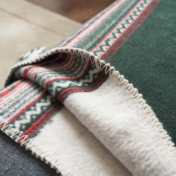 Χριστουγεννιάτικη Κουβέρτα Καναπέ (130x170) Gofis Home Waffle 461