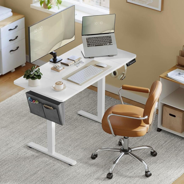 Ηλεκτρικό Γραφείο (120x60x72/120) Με Ρυθμιζόμενο Ύψος Songmics LSD132WZ02