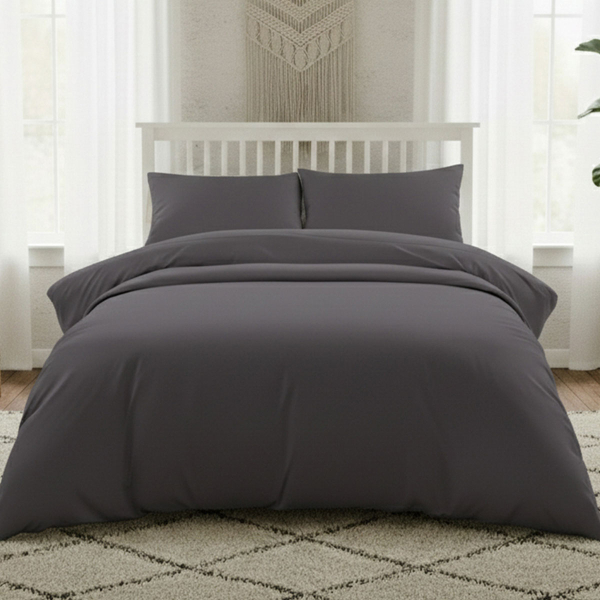 Σεντόνι Υπέρδιπλο Με Λάστιχο (160x200+35) Melinen Lavish Satin D.Grey