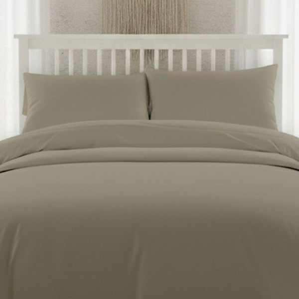 Ζεύγος Μαξιλαροθήκες (53x72) Melinen Lavish Satin Olive/Grey