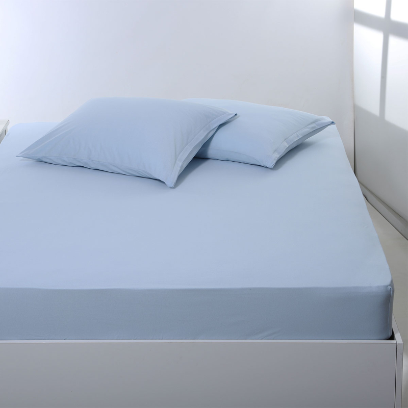 Σεντόνι King Size Με Λάστιχο (180x200+35) Silk Fashion Jersey Ciel