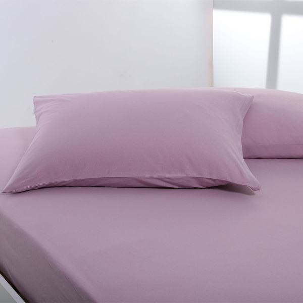 Ζεύγος Μαξιλαροθήκες (50x70) Silk Fashion Jersey Cyclamen