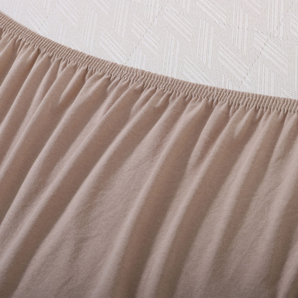 Σεντόνι Μονό Με Λάστιχο (100x200+35) Silk Fashion Jersey D.Beige