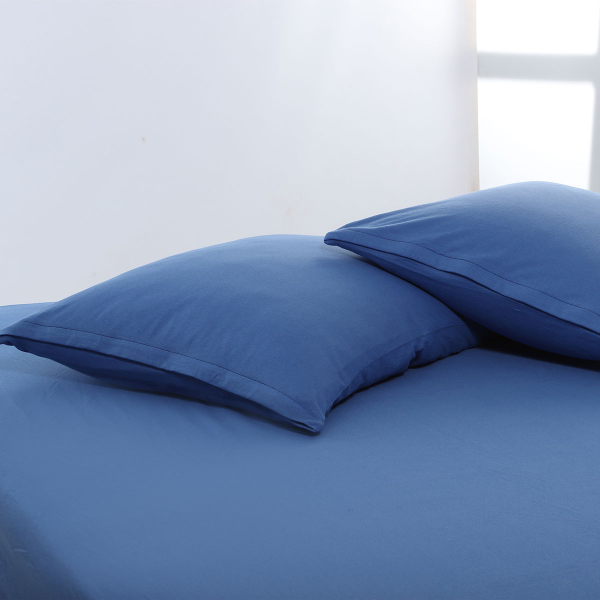 Ζεύγος Μαξιλαροθήκες (50x70) Silk Fashion Jersey Jean