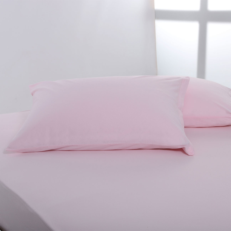 Ζεύγος Μαξιλαροθήκες (50x70) Silk Fashion Jersey Pink