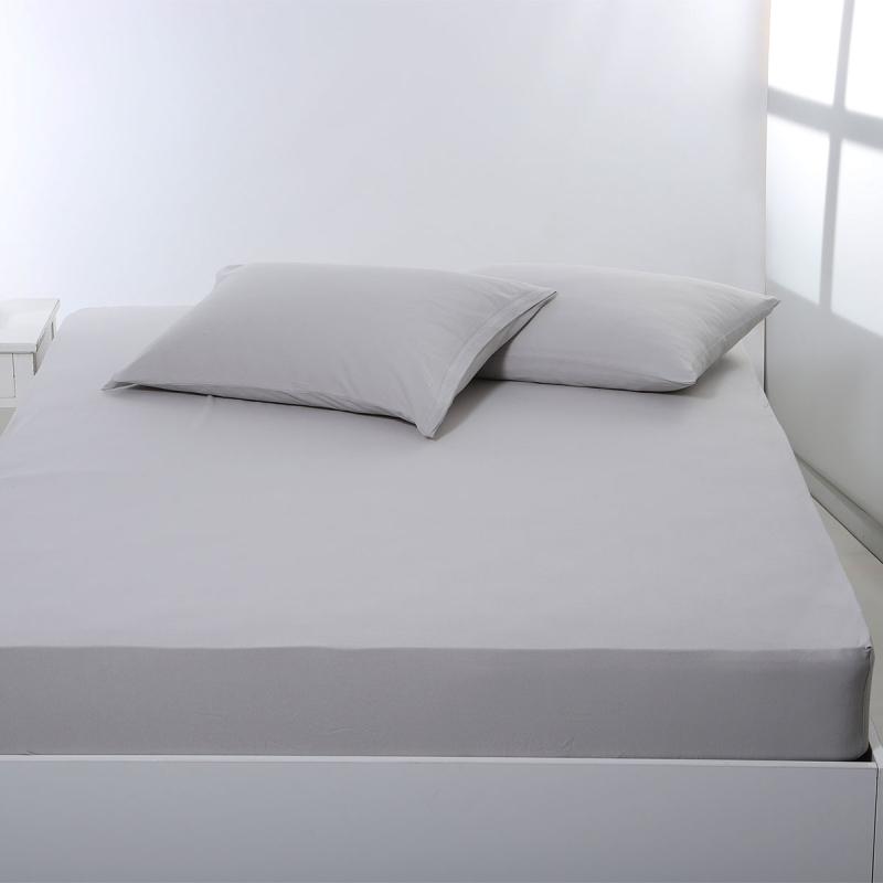 Σεντόνι Υπέρδιπλο Με Λάστιχο (160x200+35) Silk Fashion Jersey L.Grey