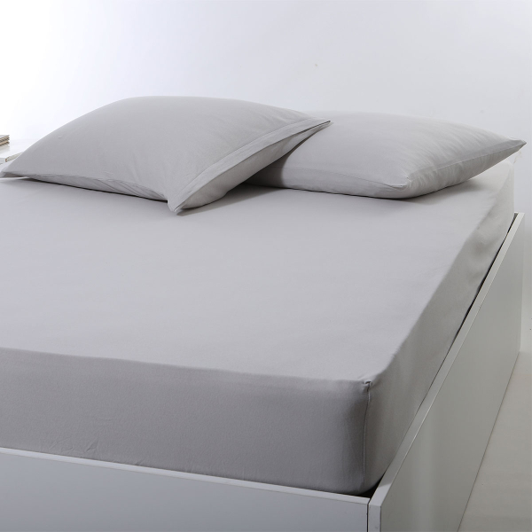 Σεντόνι Υπέρδιπλο Με Λάστιχο (160x200+35) Silk Fashion Jersey L.Grey