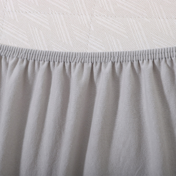 Σεντόνι King Size Με Λάστιχο (180x200+35) Silk Fashion Jersey L.Grey