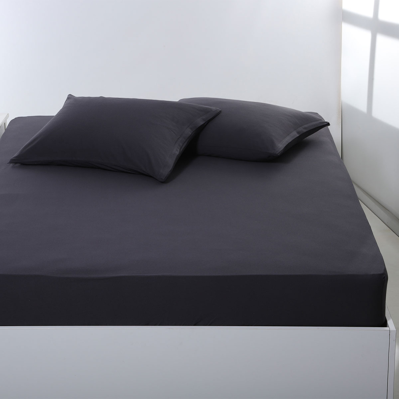 Σεντόνι King Size Με Λάστιχο (180x200+35) Silk Fashion Jersey D.Grey