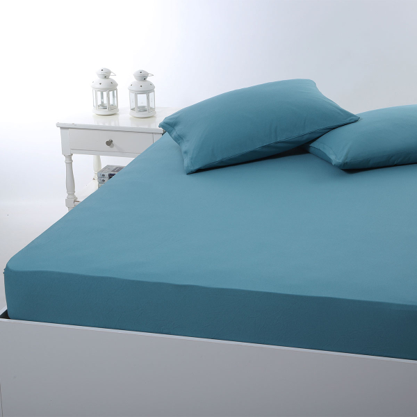 Σεντόνι Μονό Με Λάστιχο (100x200+35) Silk Fashion Jersey Petrol