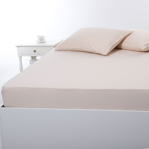 Σεντόνι Μονό Με Λάστιχο (100x200+35) Silk Fashion Jersey L.Beige