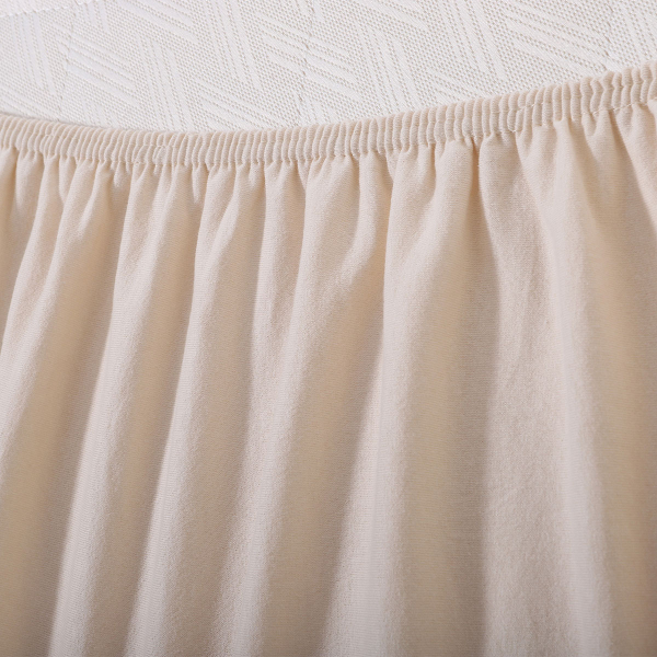 Σεντόνι Υπέρδιπλο Με Λάστιχο (160x200+35) Silk Fashion Jersey L.Beige