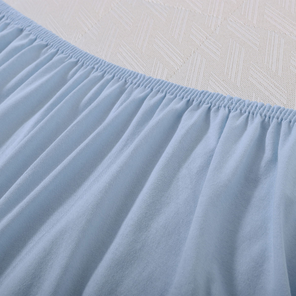 Σεντόνι Μονό Με Λάστιχο (100x200+35) Silk Fashion Jersey Ciel