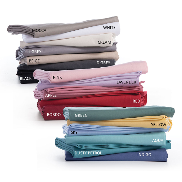 Σεντόνι King Size Με Λάστιχο (180x200+35) Nef-Nef Homeware Basic