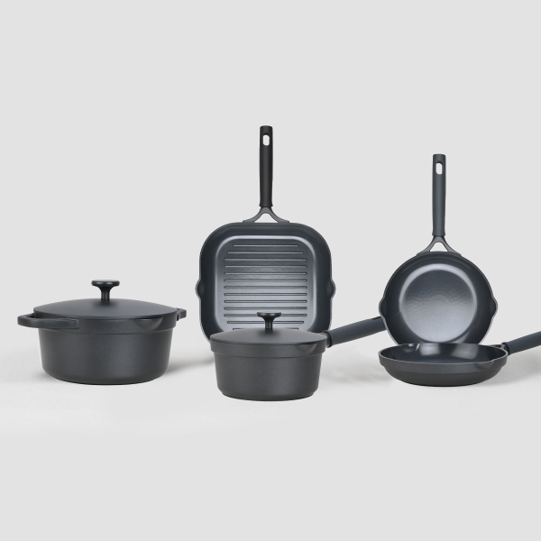 Αντικολλητική Κατσαρόλα (24εκ.) Χυτού Αλουμινίου 4.4lt Estia Ceramiq 01-28466