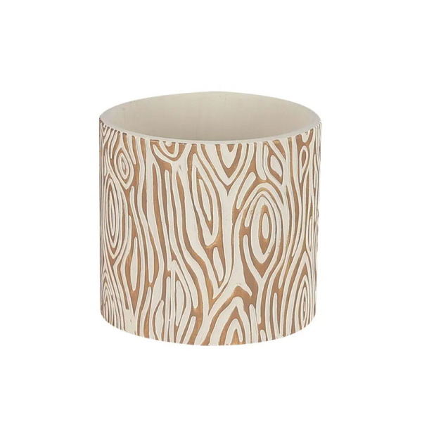 Κασπώ (Φ13.5x12.5) Marhome Εκρού/Καφέ 06-24515