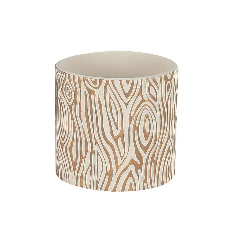 Κασπώ (Φ13.5x12.5) Marhome Εκρού/Καφέ 06-24515