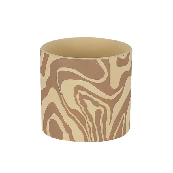 Κασπώ (Φ13.5x12.5) Marhome Μπεζ/Καφέ 06-24523