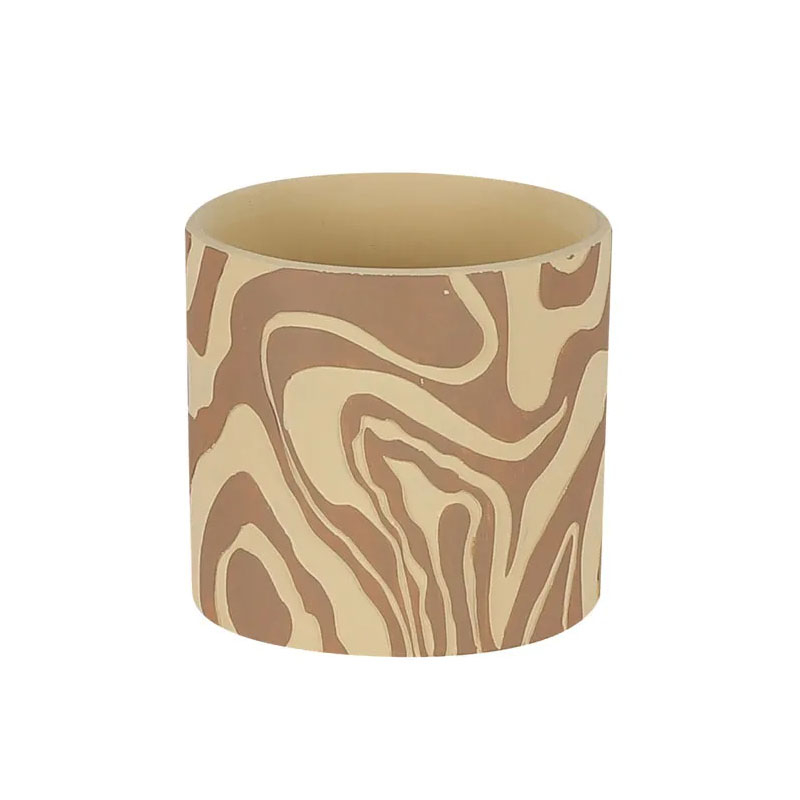 Κασπώ (Φ13.5x12.5) Marhome Μπεζ/Καφέ 06-24523