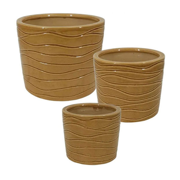 Κασπώ (Σετ 3τμχ) Marhome Ώχρα 06-18864