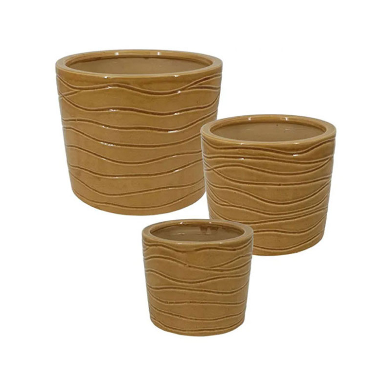 Κασπώ (Σετ 3τμχ) Marhome Ώχρα 06-18864