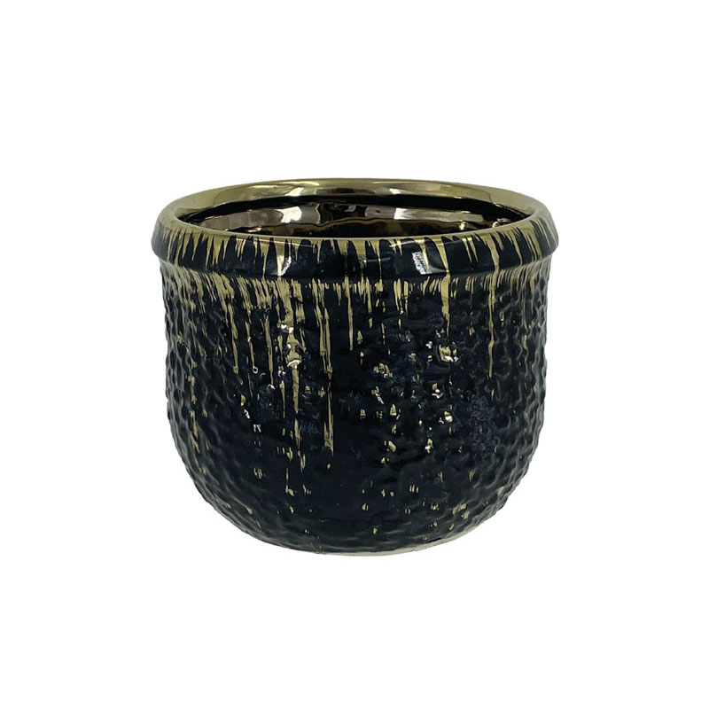 Κασπώ (Φ14.5x12) Marhome Μαύρο/Χρυσό 06-20018