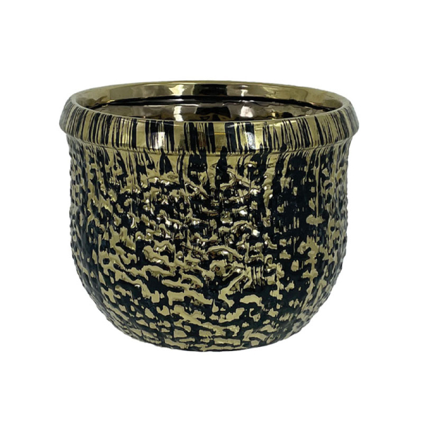 Κασπώ (Φ17x13) Marhome Μαύρο/Χρυσό 06-20019