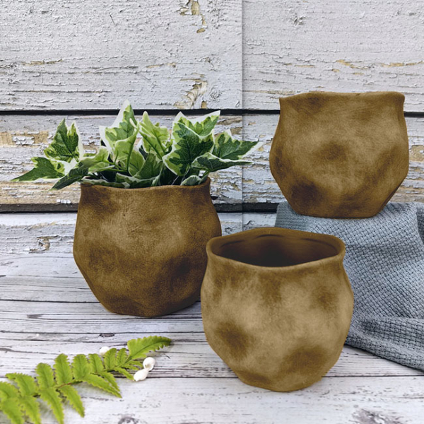 Κασπώ (Φ12.5x11) Marhome Καφέ 06-20029