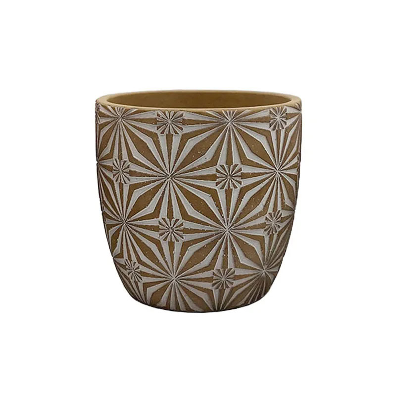 Κασπώ (Φ15x14.5) Marhome Καφέ/Λευκό 06-20050