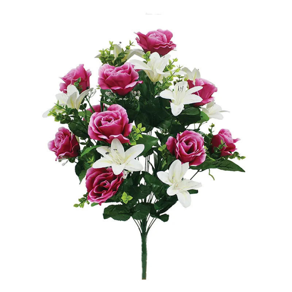 Τεχνητό Μπουκέτο Λουλουδιών 62εκ. Marhome 00-23605-24-4