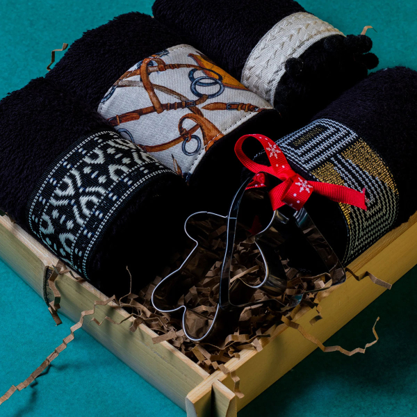 Πετσέτες Δώρου (Σετ 4τμχ) White Fabric Horsie 600gsm