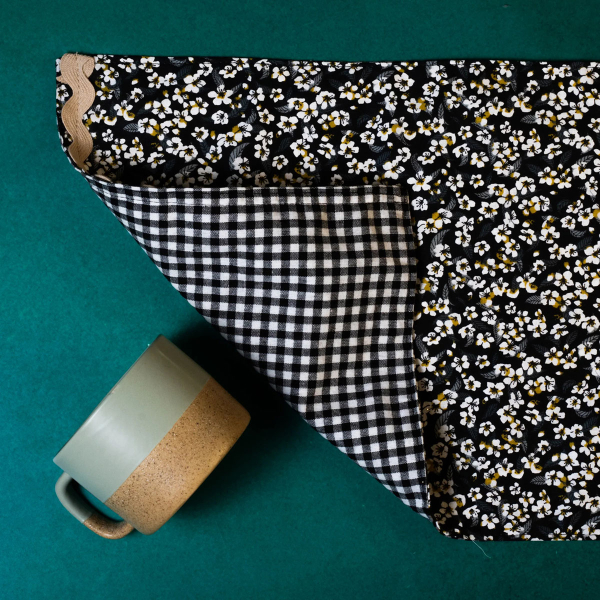 Σουπλά 2 Όψεων (Σετ 2τμχ) White Fabric Leora Multi