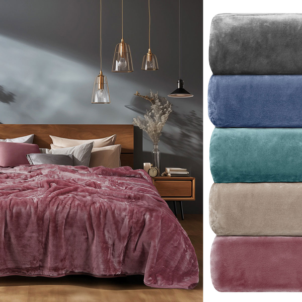 Κουβέρτα Βελουτέ King Size (240x260) AdamHome 700